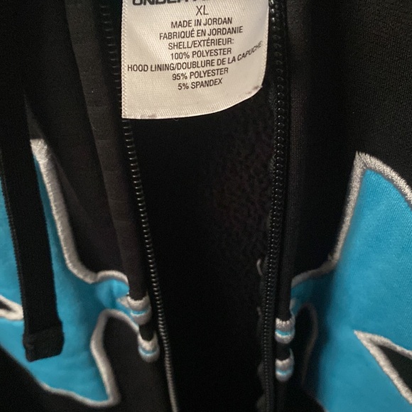 Under armour  black fleece zipper hoody - Picture 4 of 4